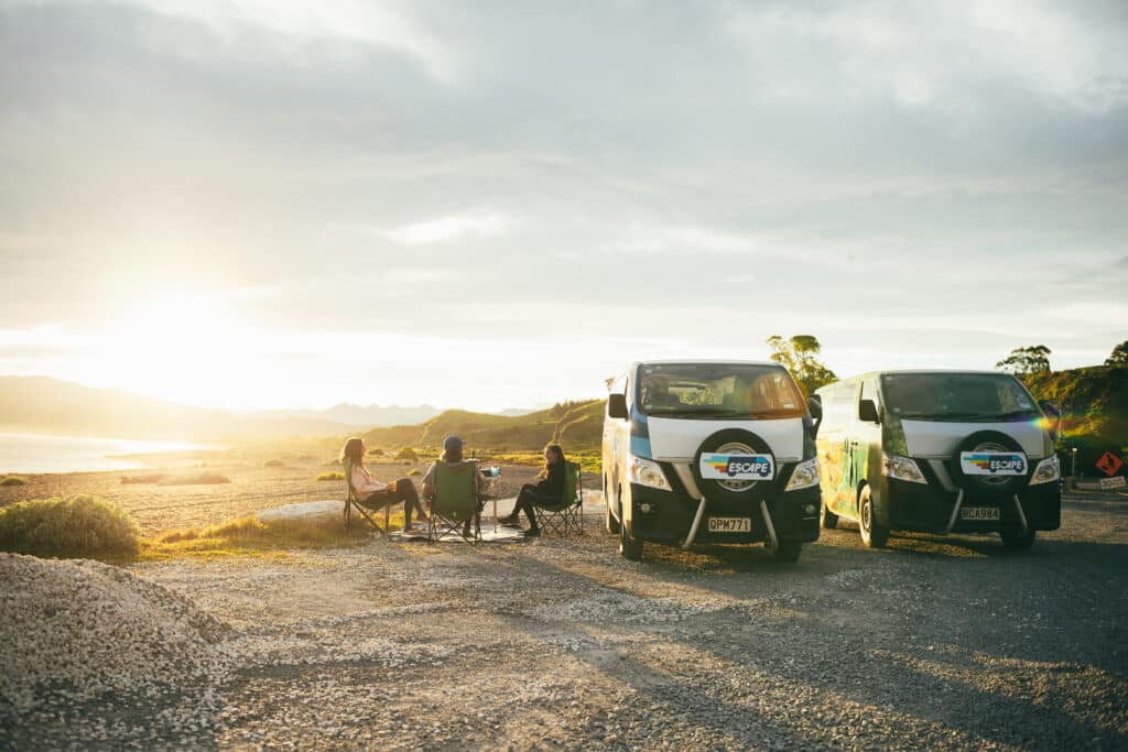 2025 Escape Rentals @jayfrench 81 0603 Campervan life on the North Island coast