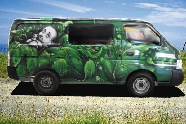 Baby Bok Choy Campervan