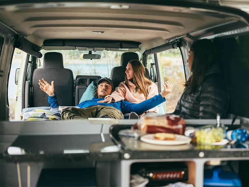 Escape Rentals Campervan interior – Who knew compact could feel this roomy?