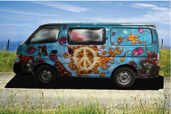 Flaming Peace Campervan