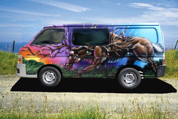 Forest Creatures Self Contained Campervan