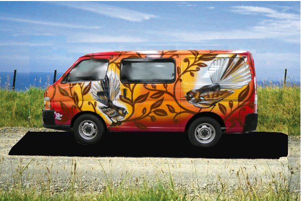 Orange Fantails Self Contained Campervan