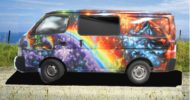 Rainbow Unicorn Campervan