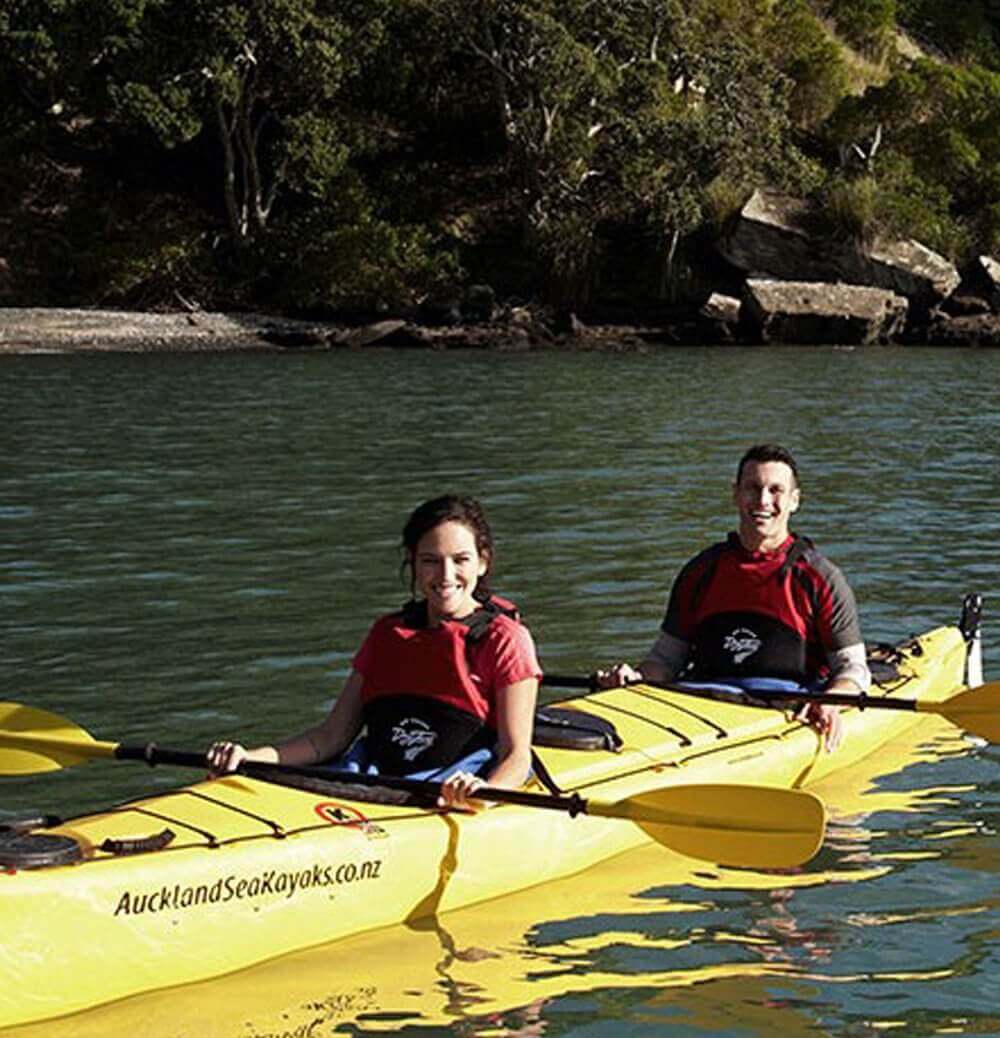 Couple in kayak