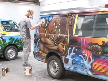 Campervan Grafitti Art